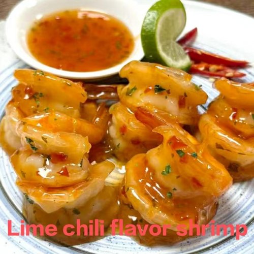 青柠辣椒风味虾
