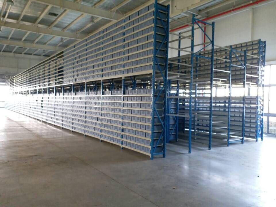 shelf bin with rack syastem