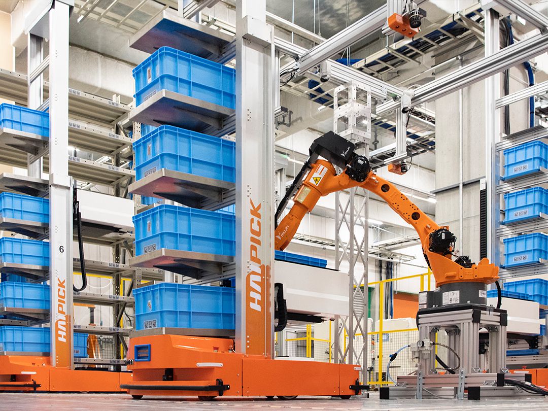 plastic stacking box