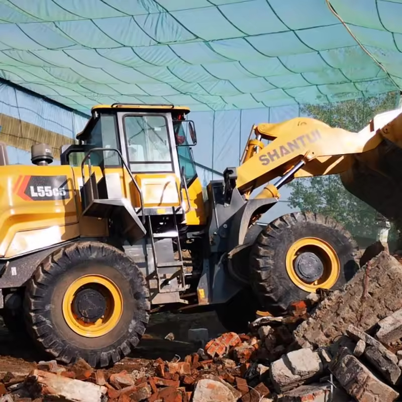 China SHANTUI L55-B5 5 Tons Wheel Loader Front Loader for Sale (6)