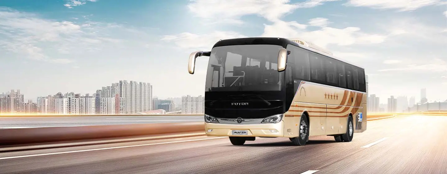 Foton 56-Seat Electric Bus for Sale 200km Range Eco-Public Transport (7)
