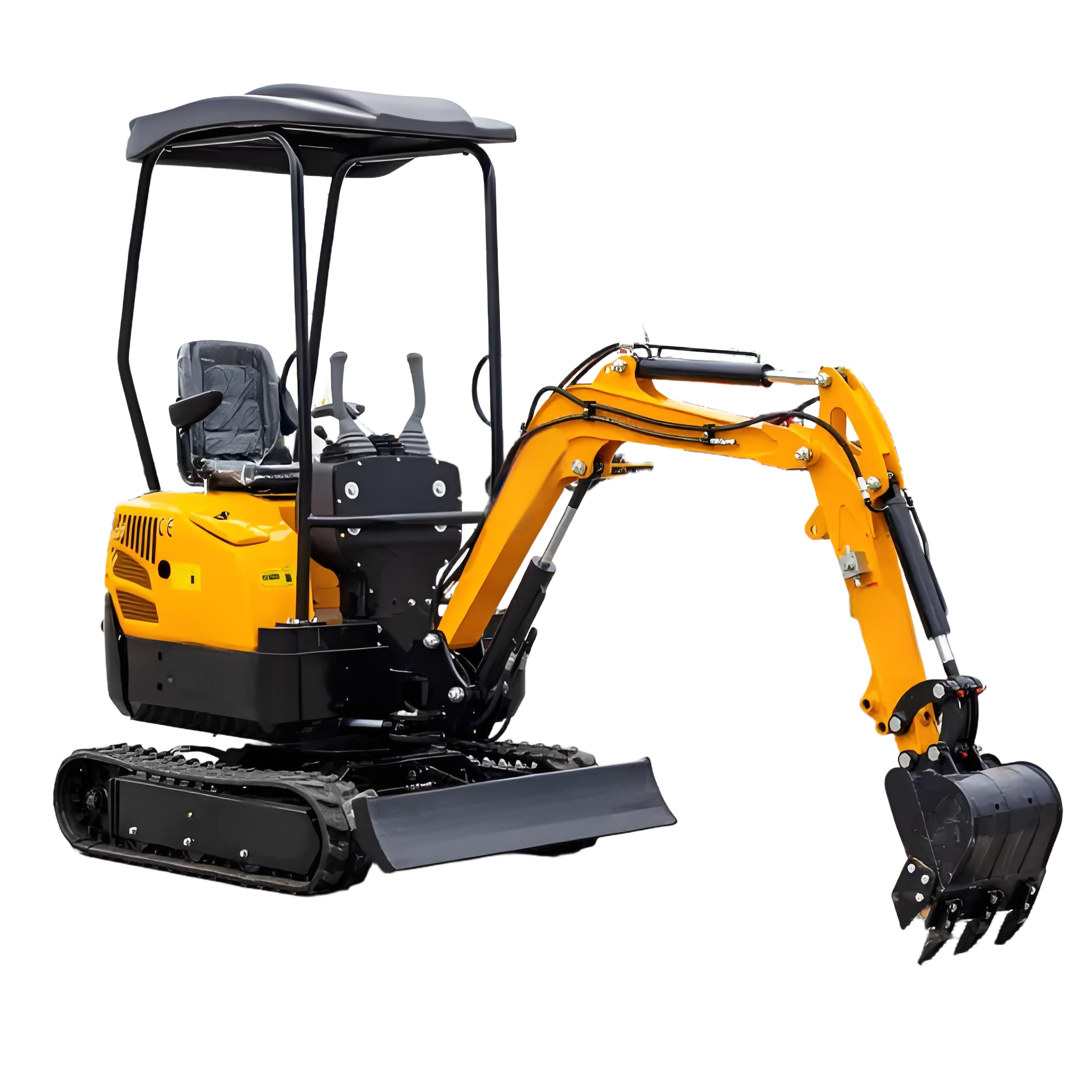 XE15 Yanmar Single Seat Hydraulic 4-Cylinder 3.32L Engine Mini Excavator (1)