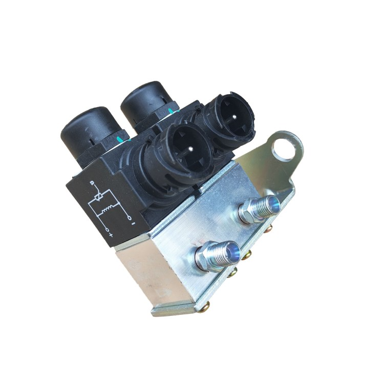 FAW Jiefang Double Solenoid Valve Assembly with Bracket 3754020-D9801D for Sale (3)