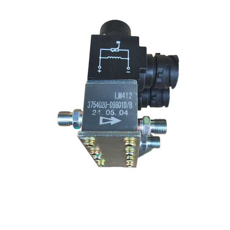 FAW Jiefang Double Solenoid Valve Assembly with Bracket 3754020-D9801D for Sale (4)