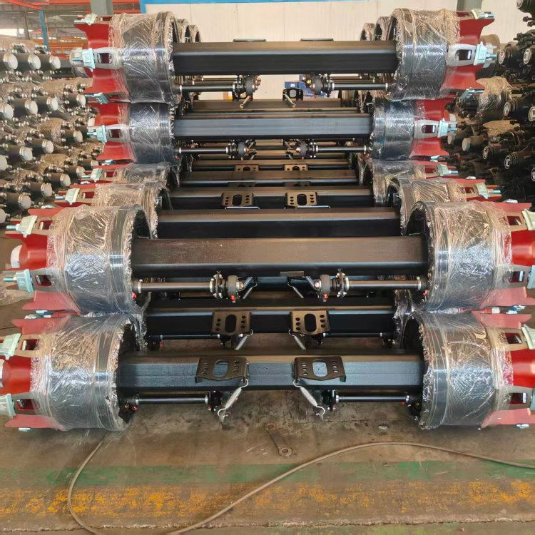 Heavy Truck Chassis Spare Part 25 Ton Lightweight Universal Rear Axle Assembly 1840 Track Heavy Duty Axle Housing Export Wholesale Supply (1)
