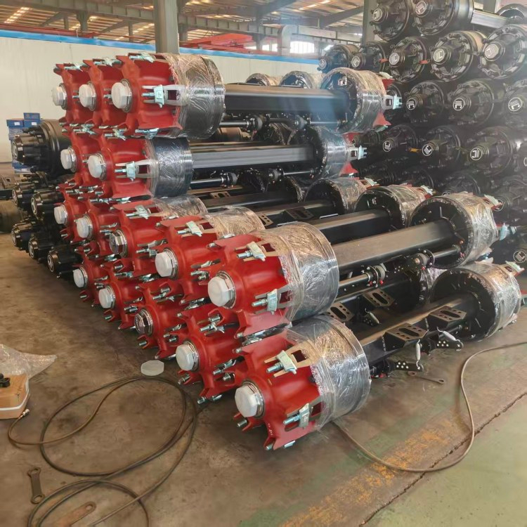 Heavy Truck Chassis Spare Part 25 Ton Lightweight Universal Rear Axle Assembly 1840 Track Heavy Duty Axle Housing Export Wholesale Supply (2)