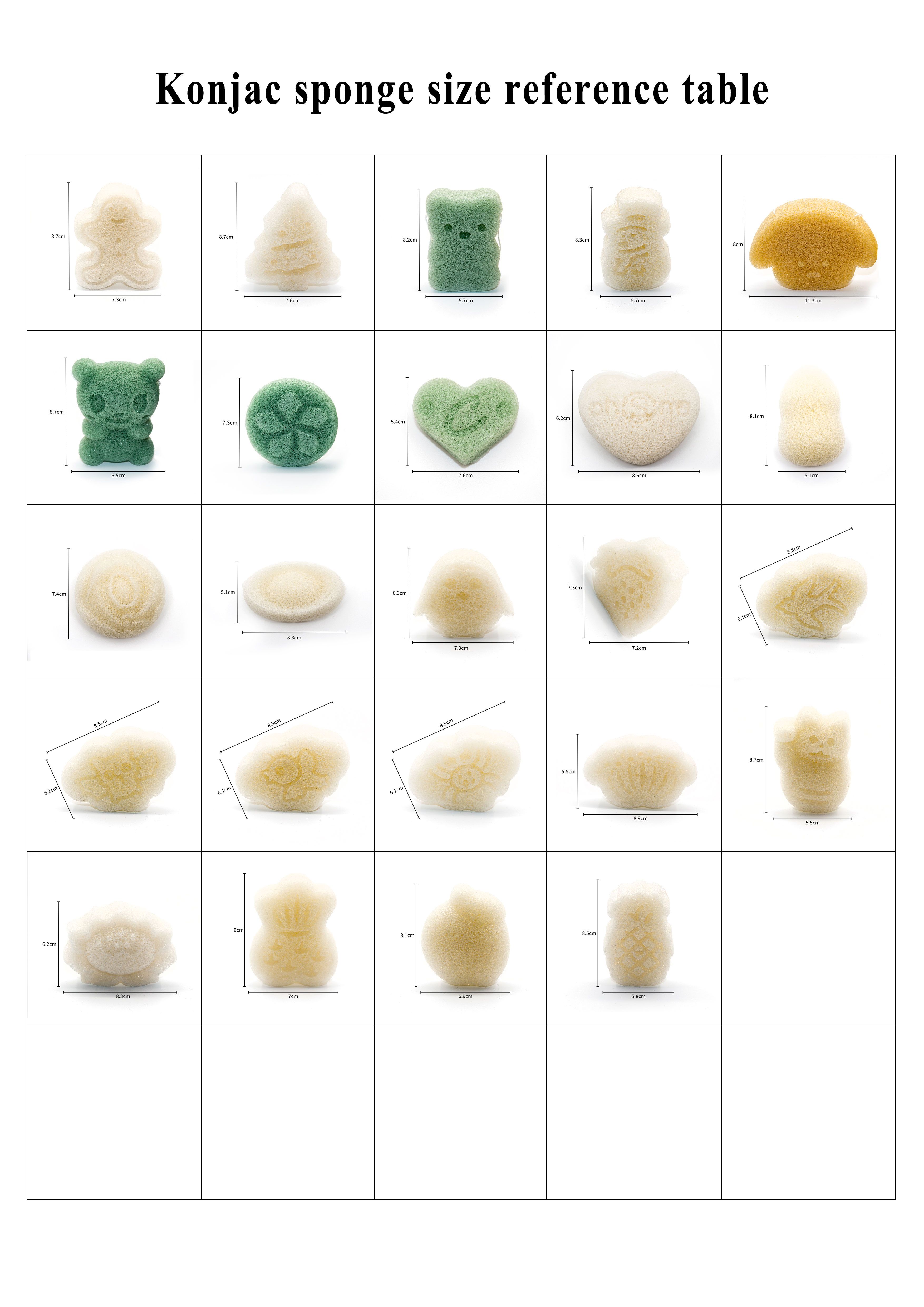 00海绵尺寸参照表