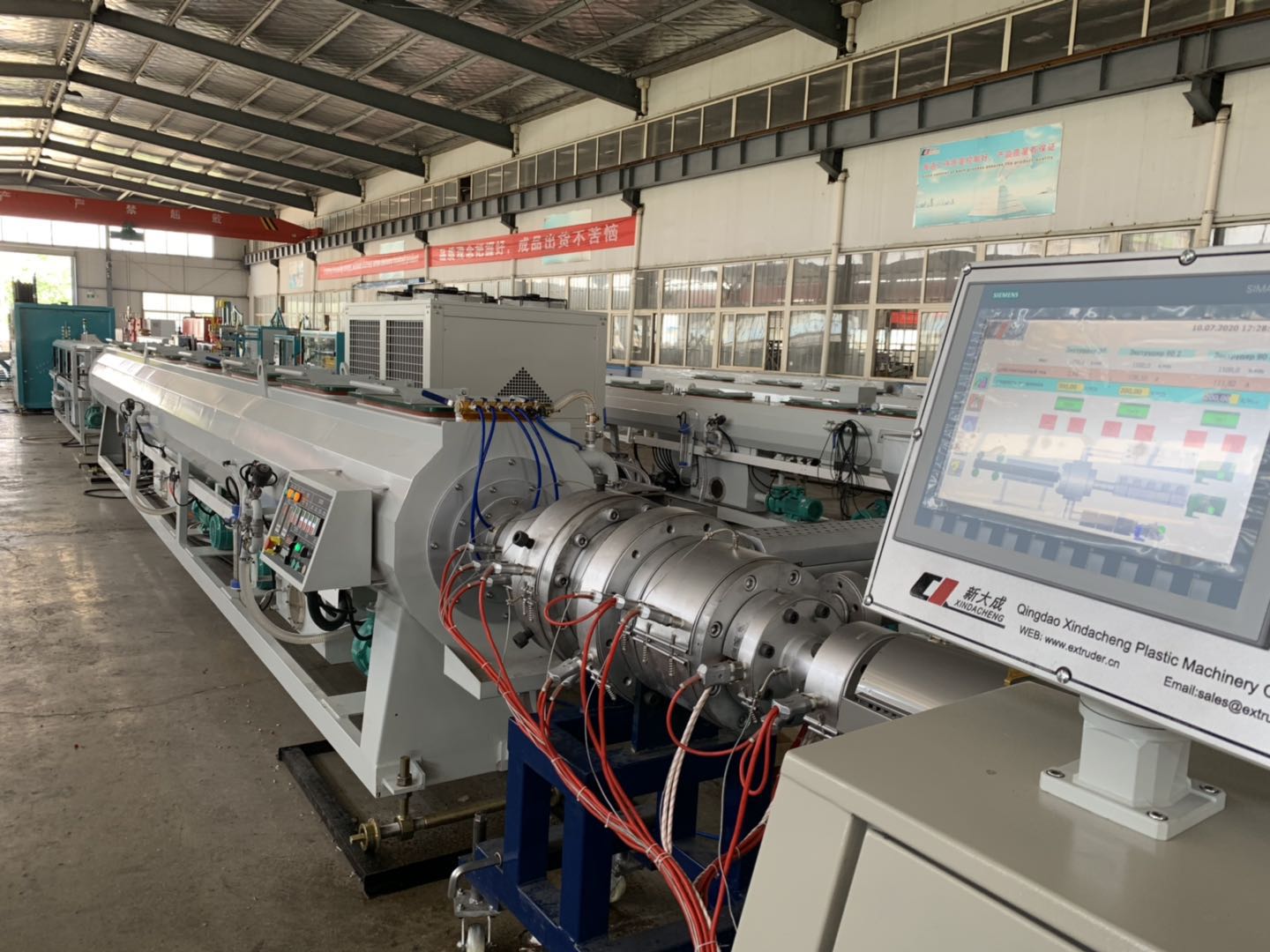 客戶(hù)訂購(gòu)|兩條HDPE管材生產(chǎn)線出口發(fā)貨