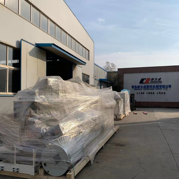 【新大成】PP機用打包帶生產(chǎn)線裝箱出口