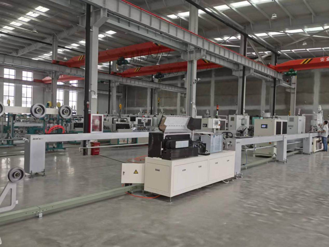 阿爾及利亞客戶片式滴灌帶設備試機成功