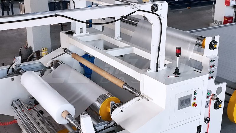 The winding section of the EVA solar film making machine ensures the accuracy of the winding process and reduces the need for manual operation.