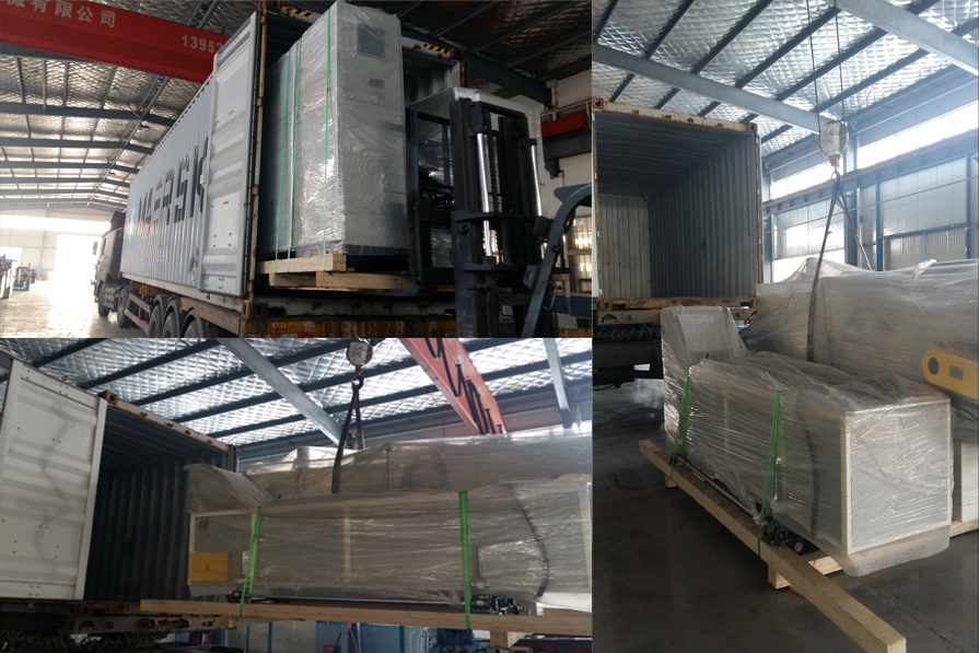 Over the weekend, two different types and specifications of packaging belt equipment produced by xindacheng were shipped one after another