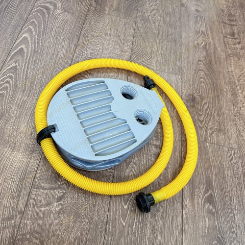 Boat Foot Pump Low Pressure Foot Pump 10L, Lightweight Portable Plastic Inflator for Kayak, Raft