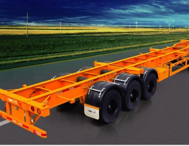 CIMC  3Axle 40 foot 12 lockers Container Semi-trailer