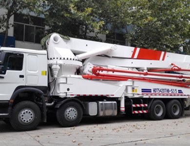 China Supplier Sinotruk 60m Concrete Pump Truck Price