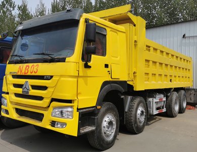 Used Sinotruk Howo 12 wheels 371HP 40ton Dump Truck