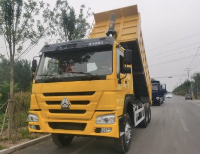 Howo 6*4 Dump Truck 375HP Euro II 10 wheels Used Tipper 