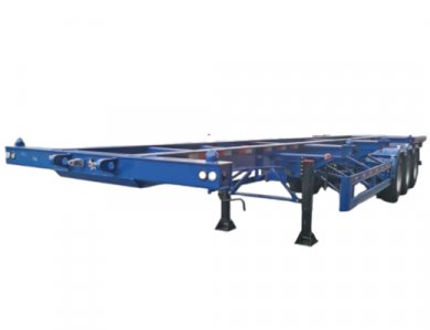KAILAI 3 Axles 40ft Container Skeleton Chassis Trailer for Sale