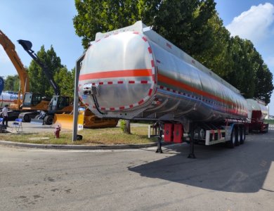 Good Quality 3 Axle 45cbm Stainless Steel Tank Trailer for Sale