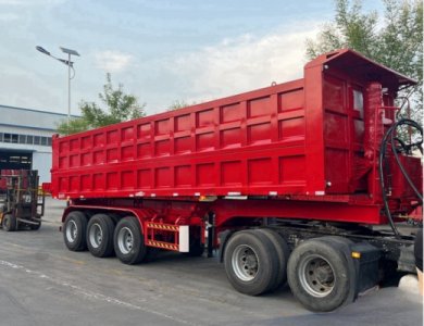 KAILAI 3 Axles 50T Rear Tipper Dump Trailer for Sale