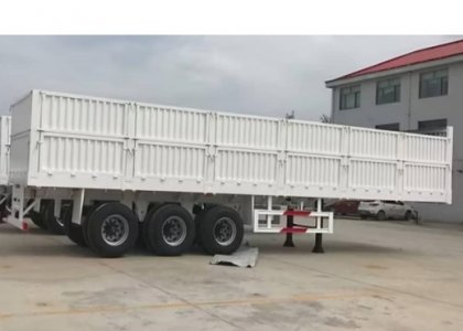 CIMC 3 Axles 13m 1200mm Sidewall Drop-side Trailer for Sale