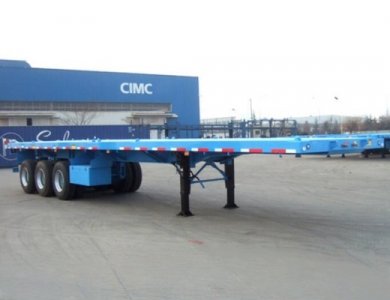 CIMC 40FT Container 3 Axles Flatbed Trailer for Sale