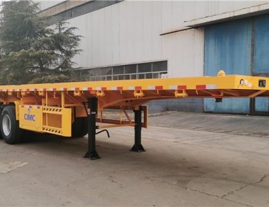 CIMC 4 Axles 40ft Container Flatbed Trailer for Sale