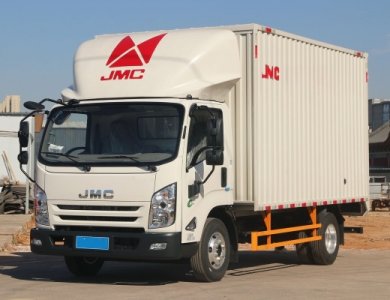 JMC 2.5t Payload Box Van Cargo Truck for Sale