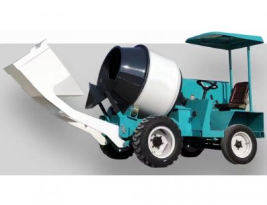 LUZUN 0.5m³ Mini Self-loading Concrete Mixer Truck for Sale