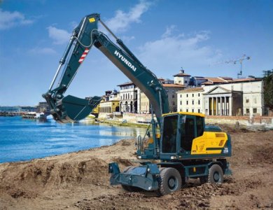 HYUNDAI HW210 1m³ Bucket Wheel Excavator for Sale