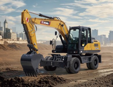 XCMG XE150WD 0.6m³ Wheel Excavator for Sale