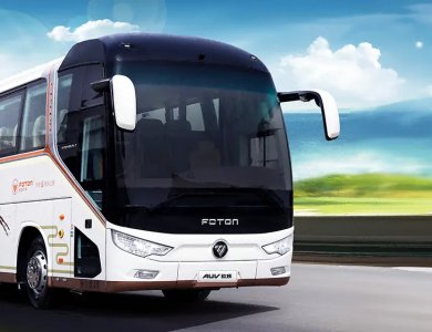 Foton AUV 56+1+1 Seater Luxury Coach Bus for Sale | 12m Length | 375HP Diesel​