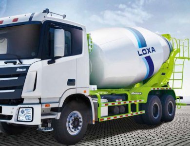 Foton LOXA L9 8×4 Mixer Truck ≤0.6% Residual Rate Cummins/Weichai Engine 4-Axle Chassis