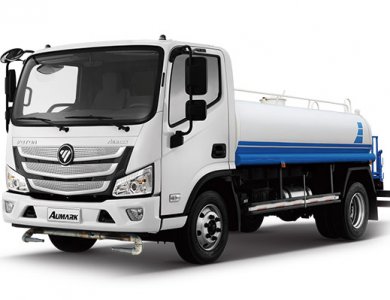 Foton Water Tank Truck 6m³ Capacity Q235 Steel Tank Epoxy Anticorrosion High-Pressure Pump​