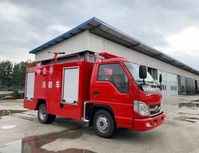 Dongfeng 4x2 95 HP 1.5 m³ Small Water Tank Fire Truck 1.5-ton Community / Factory Emergency Fire Pumper for Sale