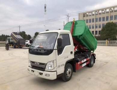 FOTON 4×2 115 HP Telescopic Hook Arm Roll-off Garbage Truck 3–8 m³ Dumpster Garbage Vehicle for Sale