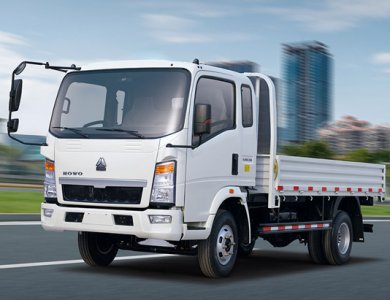 HOWO Light 4x2 109 HP 5-ton Euro III City Cargo Truck 5.15m Flatbed for Sale