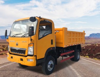 HOWO Light Duty 4x2 160 HP 10-ton Euro III 20 m³ Tipper Truck for Sale
