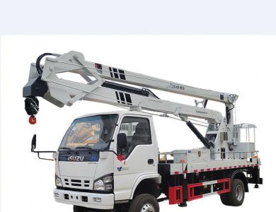 ISUZU 4×4 130 HP 16 m Folding-Boom Aerial Work Platform Truck Manlift for Sale