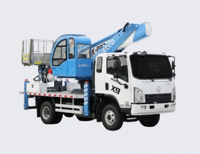 SAGMOTO X9 4×2 140 HP Euro II 18 m Aerial Platform Cargo Truck 200 kg Basket for Sale