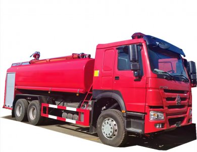 Sinotruk HOWO 6×4 371 HP 20 000 L Fire Water Truck 20-ton Fire Sprinkler Truck for Sale