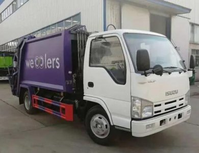 5 CBM Diesel Rear-Loader Garbage Compactor Truck – Mini Refuse Collector for Urban Waste for Sale