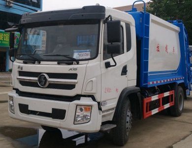 SHACMAN 8-Ton 14 CBM Compressed Garbage Compactor Truck for Sale