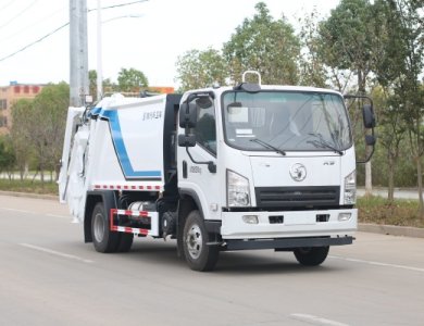 SHACMAN SAGMOTO X9 4x2 Swing-arm Refuse Compactor Truck