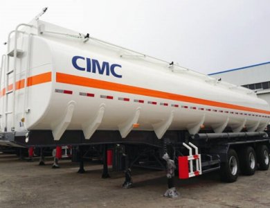 CIMC 3 Axle 42000Liters 42 Cubic Meters Fuel Tank Trailer for Sale