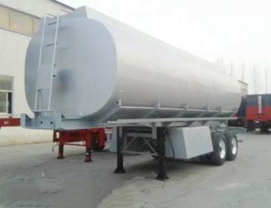 New 2 Axles 30cbm 30000Liters Carbon Steel Fuel Tank Trailer Sale Price