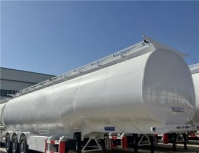 2 Axle Aluminum Tanker Trailer for Sale in Zambia