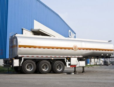 Oil Tanker Semi-trailer 3 Axle CIMC Fuel Tanker Semi-trailer Zambia