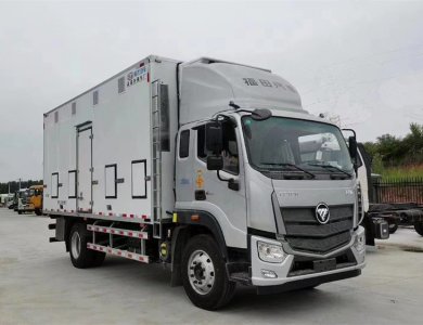 Kailai Foton 4x2 210HP Euro V 10-Ton Day-Old Baby-Chick Transport Truck with Dual-Temp F600 Refrigeration Unit & Generator Slot for Sale