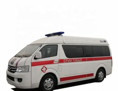 Kailai Foton View G9 4x2 142HP Euro V LHD RHD Medical Ambulance 5-7 Seats Emergency Rescue Vehicle for Sale